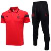 图片 AC Milan 2023-2024 Men's Red Soccer Training Polo Jersey: Football Sportswear, Sports Shirt